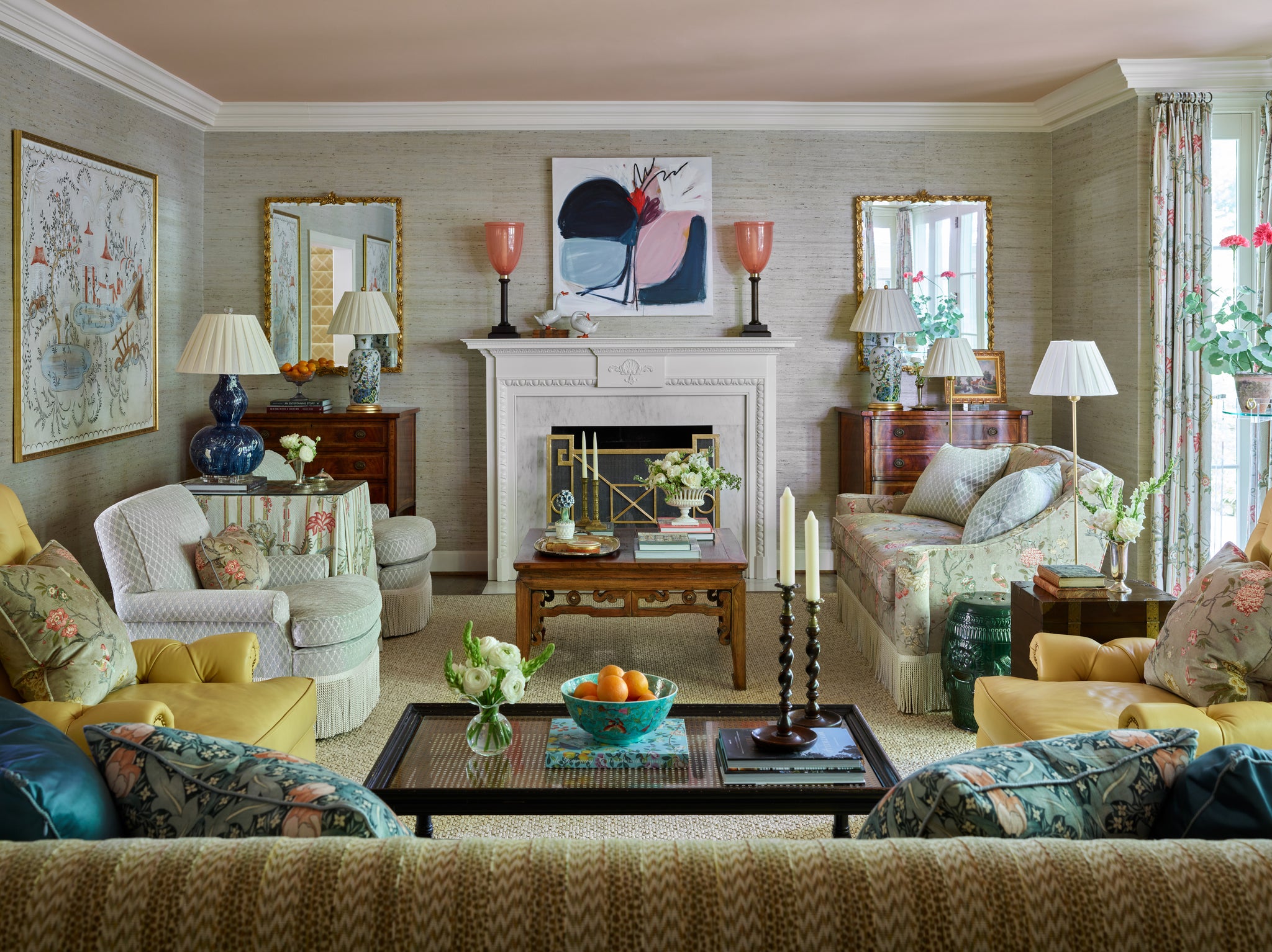 Multicolored Vase Lamp